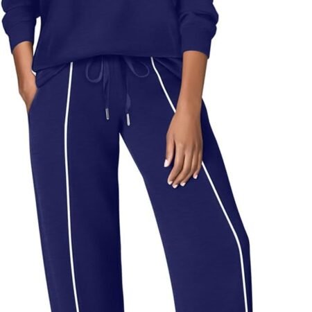 2 Piece Sets for Women Airport Travel Outfits Track Suits Sweat Sets Mock Neck Lounge Sets Fall Fashion Clothes