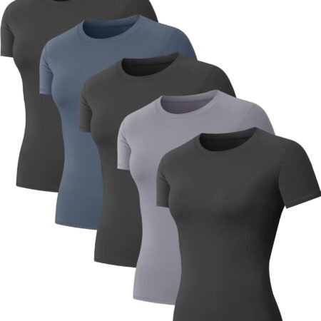 Women’s Athletic Compression Top – Fitted Workout Base Layer for Training and Active Wear