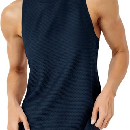 Womens Summer Workout Tank Tops Racerback Athletic Gym Yoga Tops Loose Fit Sleeveless Running Active Shirts