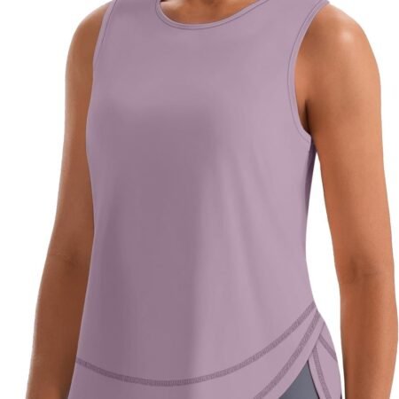 Workout Tank Tops for Women Lightweight Gym Clothes Quick Dry Moisture Wicking Activewear Running Yoga Tennis