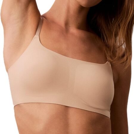 Women's Comfort Seamless Adjustable Skinny Strap Bralette Bra